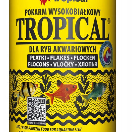 Pokarm dla ryb Tropical wysokobiałkowy płatki 200 g