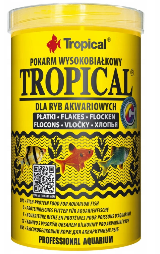 Pokarm dla ryb Tropical wysokobiałkowy płatki 200 g