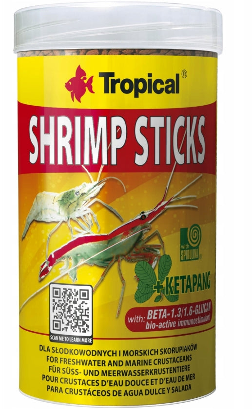 Pokarm dla ryb Tropical granulat 138 g shrimp sticks