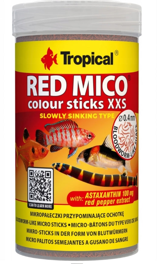 Pokarm dla ryb Tropical red mico 125 g
