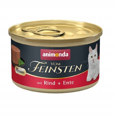 Animonda vom Feinsten Cat Adult Mus Wołowina + Kaczka puszka 85g