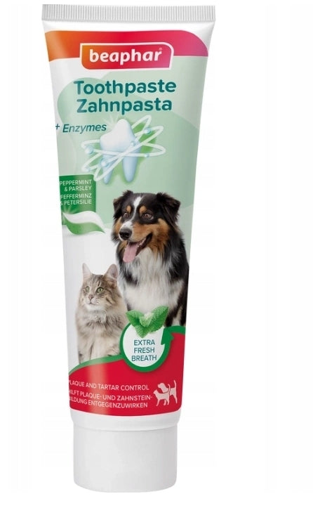 Beaphar Pasta Do Zębów Pies/ Kot 100G Mięta I Pietruszka