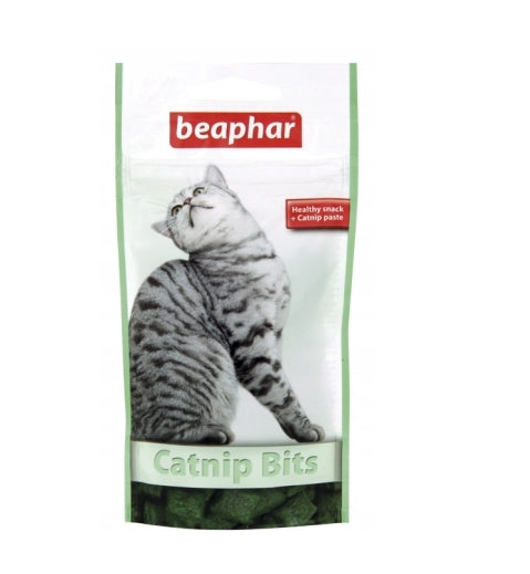 Beaphar Catnip Bits przysmak z kocimiętką Kot 35 g