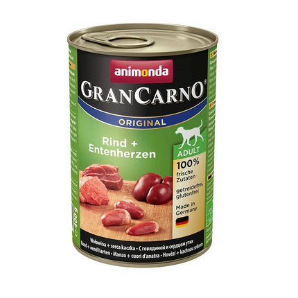 ANIMONDA GRANCARNO ADULT WOŁOWINA KACZE SERCA 400G