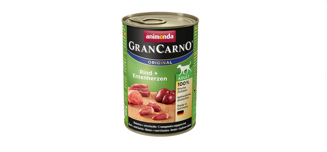 ANIMONDA GRANCARNO ADULT WOŁOWINA KACZE SERCA 400G