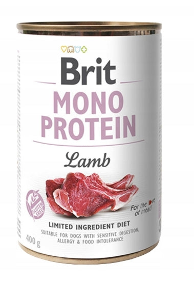 Mokra karma Brit Mono Protein jagnięcina 400 g