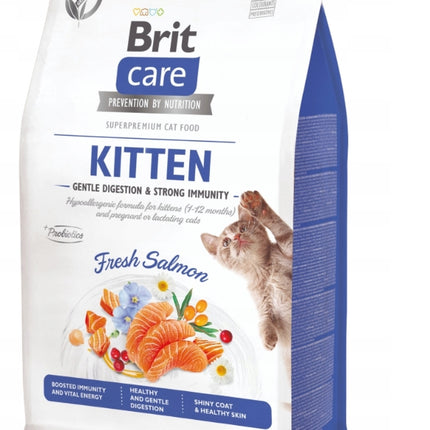 Karma sucha Brit Care Kitten Gentle Digestion & Strong Immunity łosoś 400g