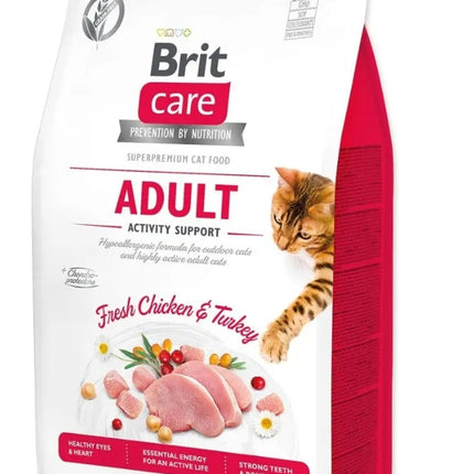 Sucha karma dla kota Brit Adult Activity Support indyk 400 g