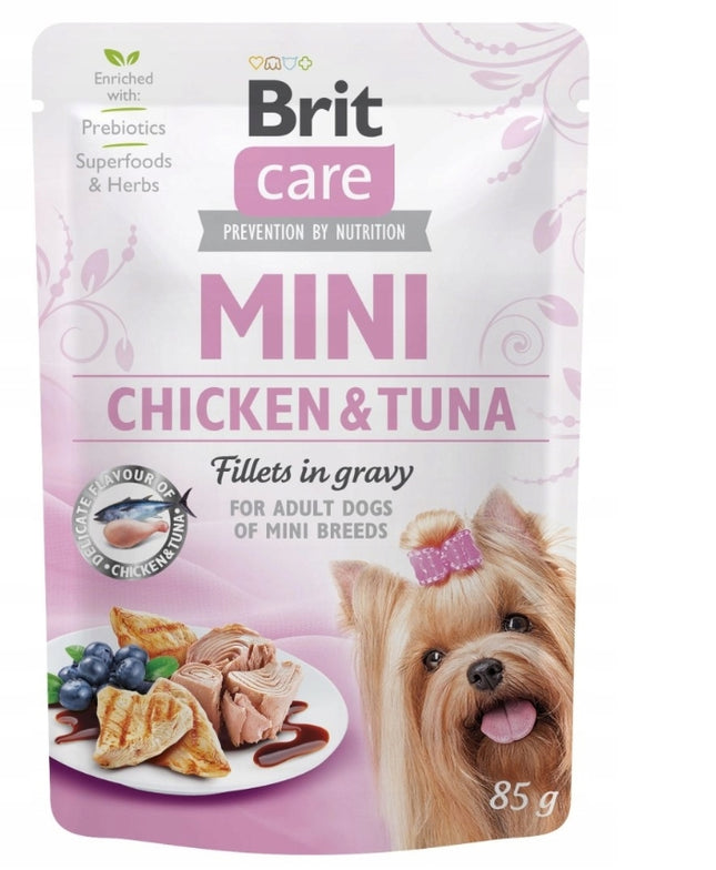 Karma dla psa saszetka Brit Care Mini Chicken Tuna kurczak + tuńczyk 85g