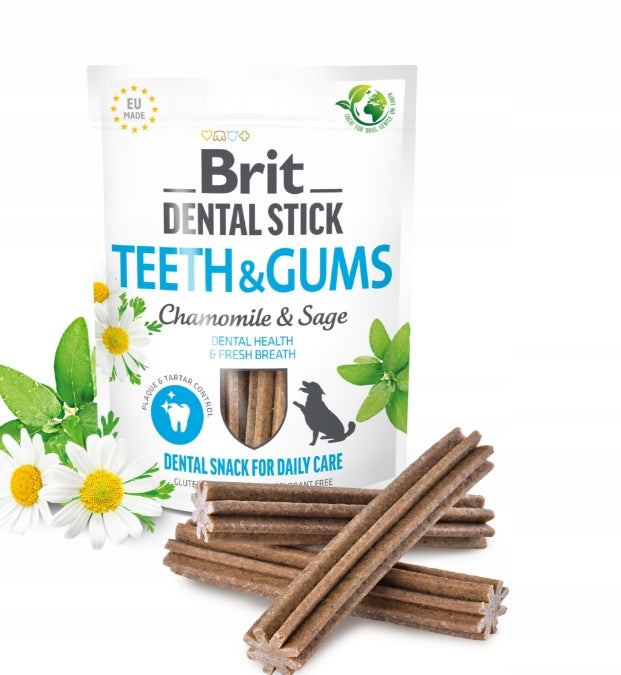 BRIT Dental Stick Przysmak Gryzak dla psa Dentystyczny Ochrona Dziąseł 251g