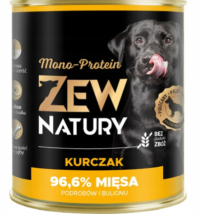Mokra Karma Dla Psa Kurczak Puszka 800g Zew Natury MONO-PROTEIN