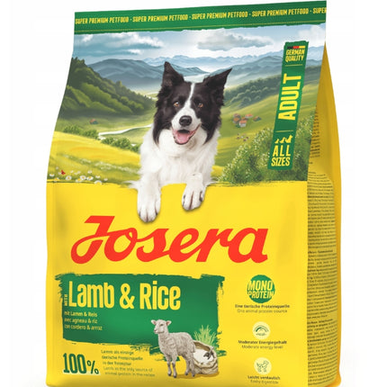 Josera Adult Lamb&Rice 900 g Monobiałkowa Karma Dla Psów z Jagnięciną