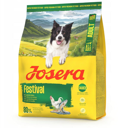 Josera Adult Festival 900g Karma Dla Wybrednych Psów z Łososiem i Sosem