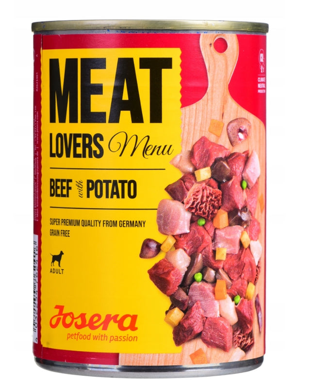 Karma dla psa JOSERA Meat Lovers Menu Wołowina z ziemniakami 400 g