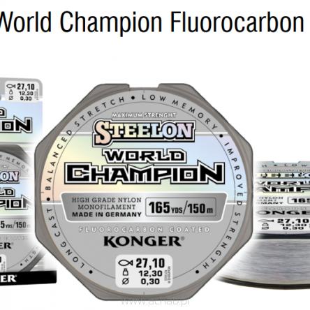 Żyłka Steelon World Champion Fluorocarbon Coated - 150m