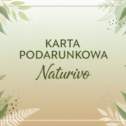 Wygeneruj kartę podarunkową z logiem naturivo po polsku